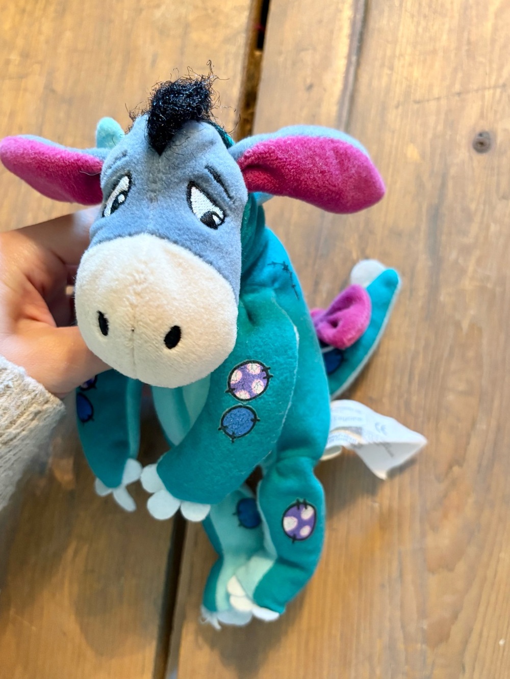 Eeyore Dinosaur Costume Stuffed Plush Toy Vintage Disney